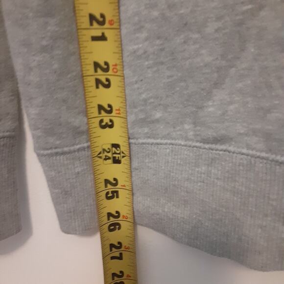 Under Armour Freedom Cold Gear Hoodie Mens S Gray Patriotic Flag V Neck Loose - Picture 7 of 7